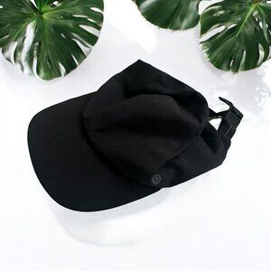 LULULEMON Women's Black Workout Running Hat Cap Size S/M